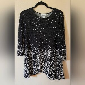 Peck & Peck Asymmetrical top XL